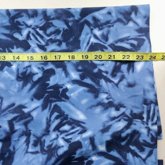 LAFAYETTE 148 NY Pencil Skirt 8 Blue Abstract Watercolor Floral - Picture 7 of 11